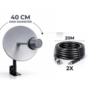 أنتينا 24 صحن دش- قطر 40 سم اللمنيوم