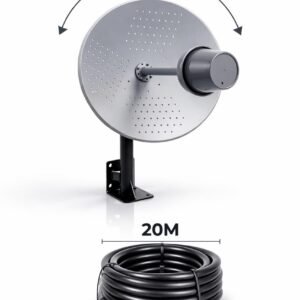 24 dBi Antenna - 40 cm Aluminum Dish