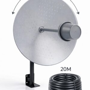 Advanced MIMO 2×30 dBi Antenna – High-Precision 4G & 5G Performance- 60CM ALuminum Dish